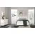 Casilda PU/Wood Panel Bedroom Set w/LED Light