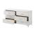 Casilda Wood Double Dresser w/6 Drawers