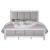 Katia Fabric/Wood Panel Bed, Queen Size