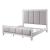 Katia Fabric/Wood Panel Bed, California King Size