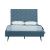 Crosby Velvet Platform Full Size Bed