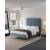 Crosby Velvet Platform Full Size Bed