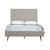 Crosby Velvet Platform Full Size Bed