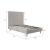 Crosby Velvet Platform Full Size Bed