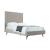 Crosby Velvet Platform Full Size Bed