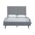 Crosby Velvet Platform Full Size Bed