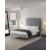 Crosby Velvet Platform Full Size Bed