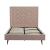 Crosby Velvet Platform Full Size Bed