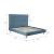 Crosby Velvet Platform King Size Bed