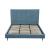 Crosby Velvet Platform King Size Bed
