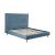 Crosby Velvet Platform King Size Bed