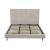 Crosby Velvet Platform King Size Bed