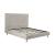 Crosby Velvet Platform King Size Bed
