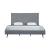 Crosby Velvet Platform King Size Bed