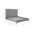 Crosby Velvet Platform King Size Bed