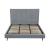 Crosby Velvet Platform King Size Bed