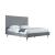 Crosby Velvet Platform King Size Bed