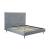 Crosby Velvet Platform King Size Bed