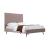 Crosby Velvet Platform Queen Size Bed