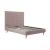 Crosby Velvet Platform Queen Size Bed