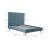 Crosby Velvet Platform Queen Size Bed