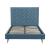 Crosby Velvet Platform Queen Size Bed