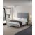 Crosby Velvet Platform Queen Size Bed