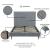 Crosby Velvet Platform Queen Size Bed