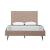 Crosby Velvet Platform Queen Size Bed