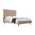 Crosby Velvet Platform Queen Size Bed