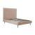Crosby Velvet Platform Queen Size Bed
