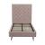 Crosby Velvet Platform Twin Size Bed