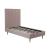 Crosby Velvet Platform Twin Size Bed