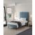 Crosby Velvet Platform Twin Size Bed