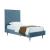 Crosby Velvet Platform Twin Size Bed