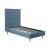 Crosby Velvet Platform Twin Size Bed