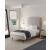 Crosby Velvet Platform Twin Size Bed