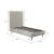 Crosby Velvet Platform Twin Size Bed