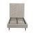 Crosby Velvet Platform Twin Size Bed