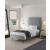 Crosby Velvet Platform Twin Size Bed