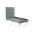 Crosby Velvet Platform Twin Size Bed