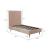 Crosby Velvet Platform Twin Size Bed