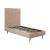 Crosby Velvet Platform Twin Size Bed