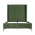 Promenade Velvet Platform Three Quarter Size Bed