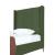 Promenade Velvet Platform Three Quarter Size Bed