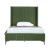 Promenade Velvet Platform Three Quarter Size Bed