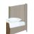 Promenade Velvet Platform Three Quarter Size Bed