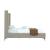 Promenade Velvet Platform Three Quarter Size Bed