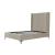Promenade Velvet Platform Three Quarter Size Bed