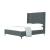 Promenade Velvet Platform Full Size Bed